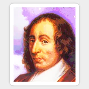 Blaise Pascal Portrait | Blaise Pascal Artwork 3 Sticker